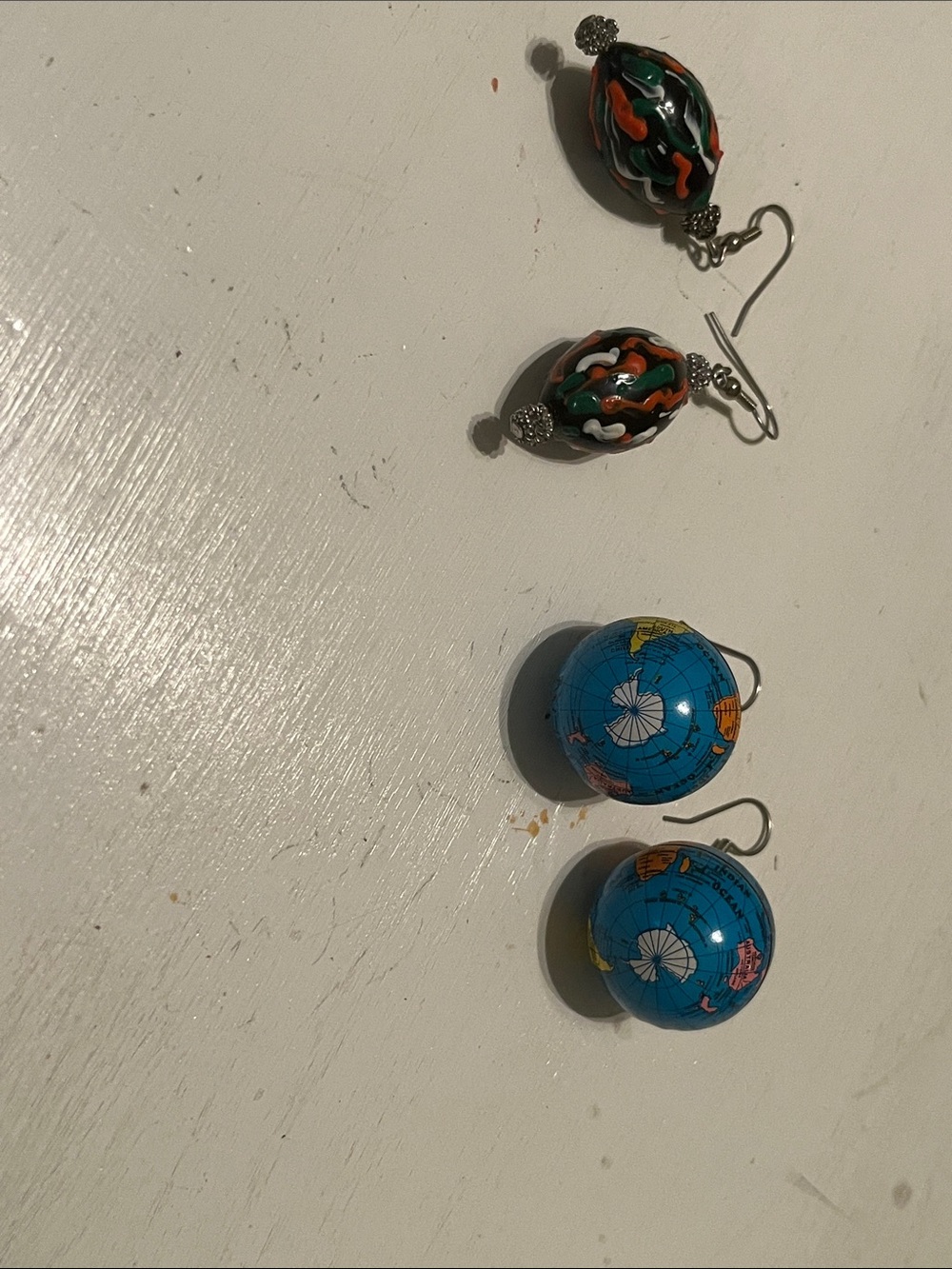 Blue Globe Drop Earrings - Women Jewelry